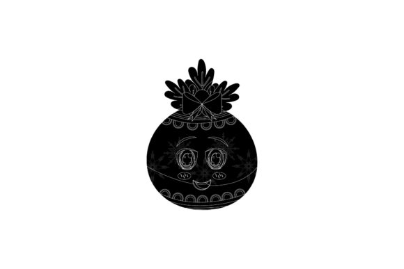 Discover the Charm of Christmas Ball Kawaii Decor Floral Black