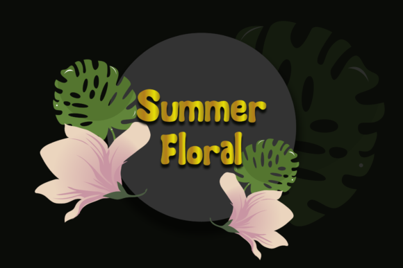 Frame Floral Tropical Banner: Elevate Your Designs
