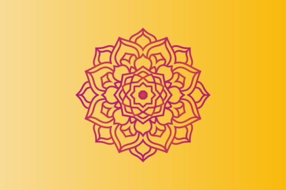 Ornament Mandala Henna Floral Meditation