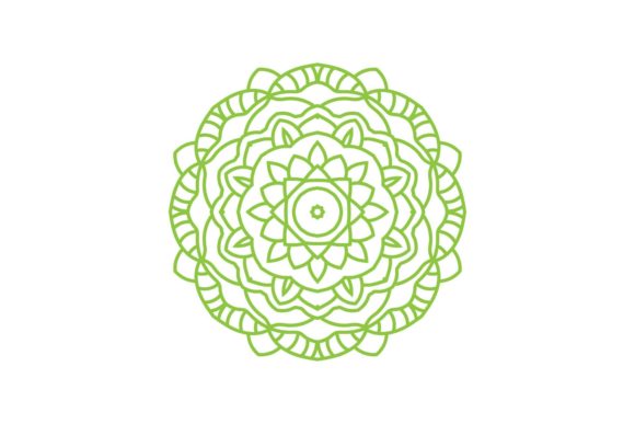 Round Floral Mandala Illustration: A Versatile Design Tool